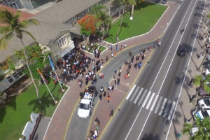 Manifestantenan a duna gobierno un luna pa solucion