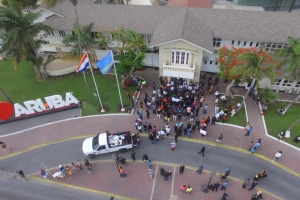 Manifestantenan a duna gobierno un luna pa solucion