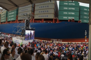 Aruba presente na apertura ampliacion Canal di Panama