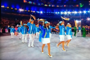 Aruba a luci na apertura weganan olimpico na Rio