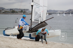 Van der Velden y Visser a experiencia un dia complica den wega olimpico di Rio 2016