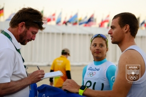 Atletanan di Nacra 17, Van der Velden y Visser a finalisa net pafor di e competencia final pa medaya