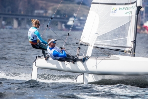 Atletanan di Nacra 17, Van der Velden y Visser a finalisa net pafor di e competencia final pa medaya