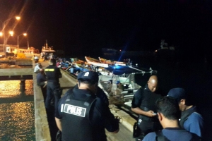Polis gara boto "Ki-Diaaa" cu a sali ilegal for di Aruba