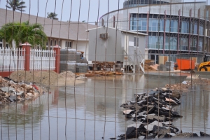 Prome impresion di efecto di horcan Matthew na Aruba
