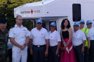 Cruz Cora Aruba a inicia celebracion di 59 aña cu sorpresa 