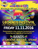 SMAC: Prome evento di carnaval 63 ta Legends Festival  