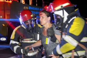    A tene simulacro pa test reaccion y asistencia den accidente di avion  