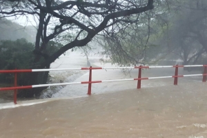 Awacero fuerte inundando varios parti na Aruba 