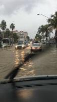 Bista di situacion cu awacero torencial ta lagando atras
