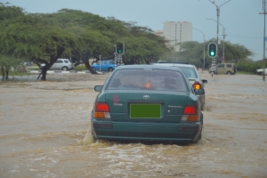 Palm Beach en Madiki zwaarst getroffen door regen