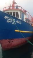 Barco di carga 'Quien lo diria' a zink yegando Aruba   