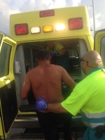 Barco di carga 'Quien lo diria' a zink yegando Aruba   