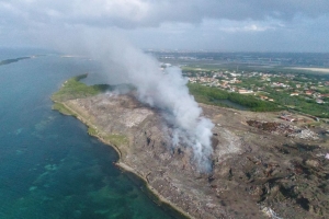 Huma toxico di Dump a alcansa Oranjestad diamars mainta!