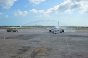 Jetblue a inaugura su buelo Ft Lauderdale pa Aruba