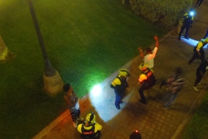 Minder arrestaties bij fakkeloptocht dan vorig jaar