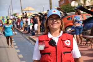 Bista fotografico di parada di blaas di San Nicolas