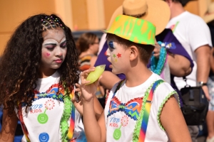 Bista fotografico di parada di blaas di San Nicolas