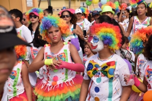 Bista fotografico di parada di blaas di San Nicolas