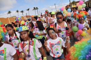 Bista fotografico di parada di blaas di San Nicolas