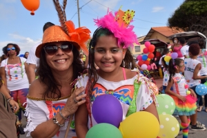 Bista fotografico di parada di blaas di San Nicolas