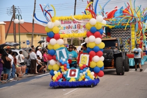 Bista fotografico di parada di blaas di San Nicolas