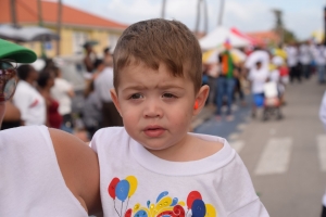 Bista fotografico di parada di blaas di San Nicolas