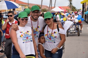 Bista fotografico di parada di blaas di San Nicolas