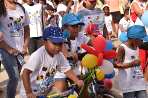 Bista fotografico di parada di blaas di San Nicolas