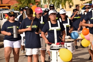 Bista fotografico di parada di blaas di San Nicolas