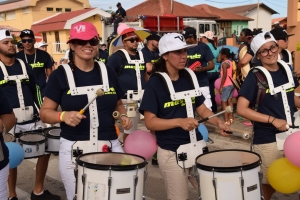 Bista fotografico di parada di blaas di San Nicolas