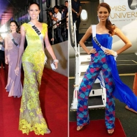 Miss Aruba trahando duro pa e prome corona di Miss Universo pa Aruba