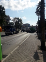 Chauffeurnan di truck a enfrenta minister Bermudez