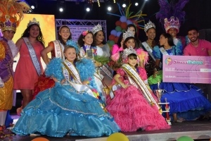 Evah Ras (TOB) Reina infantil, Ileyna de Cuba(Champagne) Reina Hubenil 
