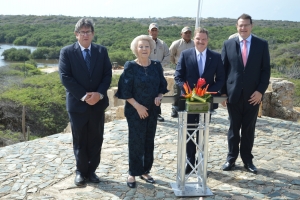 Bista fotografico di bishita prinses Beatrix na Spaans Lagoen