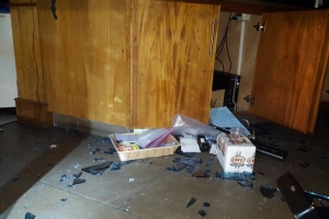 General Café Camacuri victima di destruccion den weekend