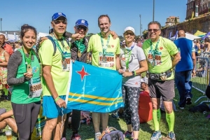 ‘Arubianonan’ ta sigui saca cara durante marathon nan internacional