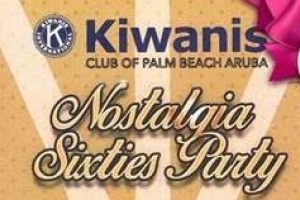 Kiwanis Club of Palm Beach Aruba cu sixties party fundraising