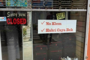 Protesten tegen wielklem en voor het openstellen van de Caya Grandi
