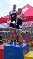 Tri-atleta di Aruba Renze Postma ta gana Curacao Triathlon 2017