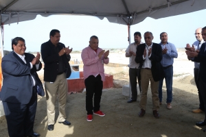 Construccion di man camp di CITGO Aruba Refinery a cuminsa