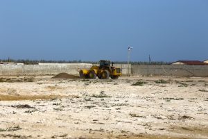 Construccion di man camp di CITGO Aruba Refinery a cuminsa