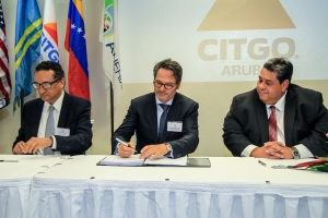 Protocol firma pa otorgamento di permiso pa CITGO