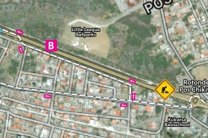 DOW: Lo conecta e 4 camindanan riba rotonde Pos Chikito