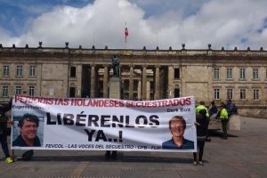 Periodistanan Colombiano ta exigi liberacion di coleganan di programa Spoorloos