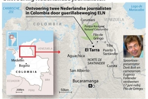 Periodistanan Colombiano ta exigi liberacion di coleganan di programa Spoorloos