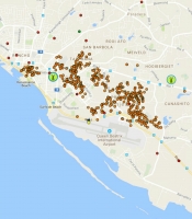 Contratista atrobe ta bora kabel y causa perdida di coriente
