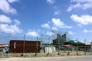 Harbour Arena van haventerrein naar Bushiri