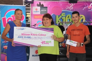 Mirla Rasmijn a gana final di Kibra Cabez 2 Cash Edition