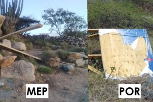 Partijen veroordelen vernieling campagne materiaal 